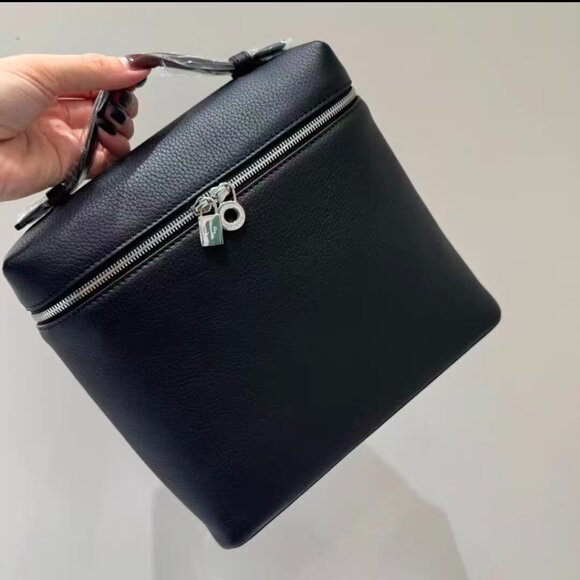 Loro Piana Shoes - Loro Piana black Lunch box bag